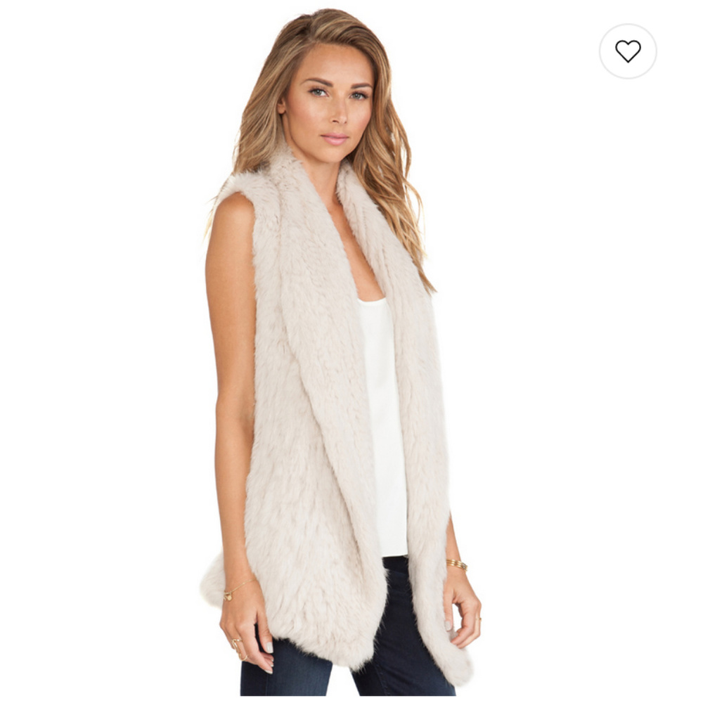 June Classic Rabbit Fur Vest - Picture 2 of 4